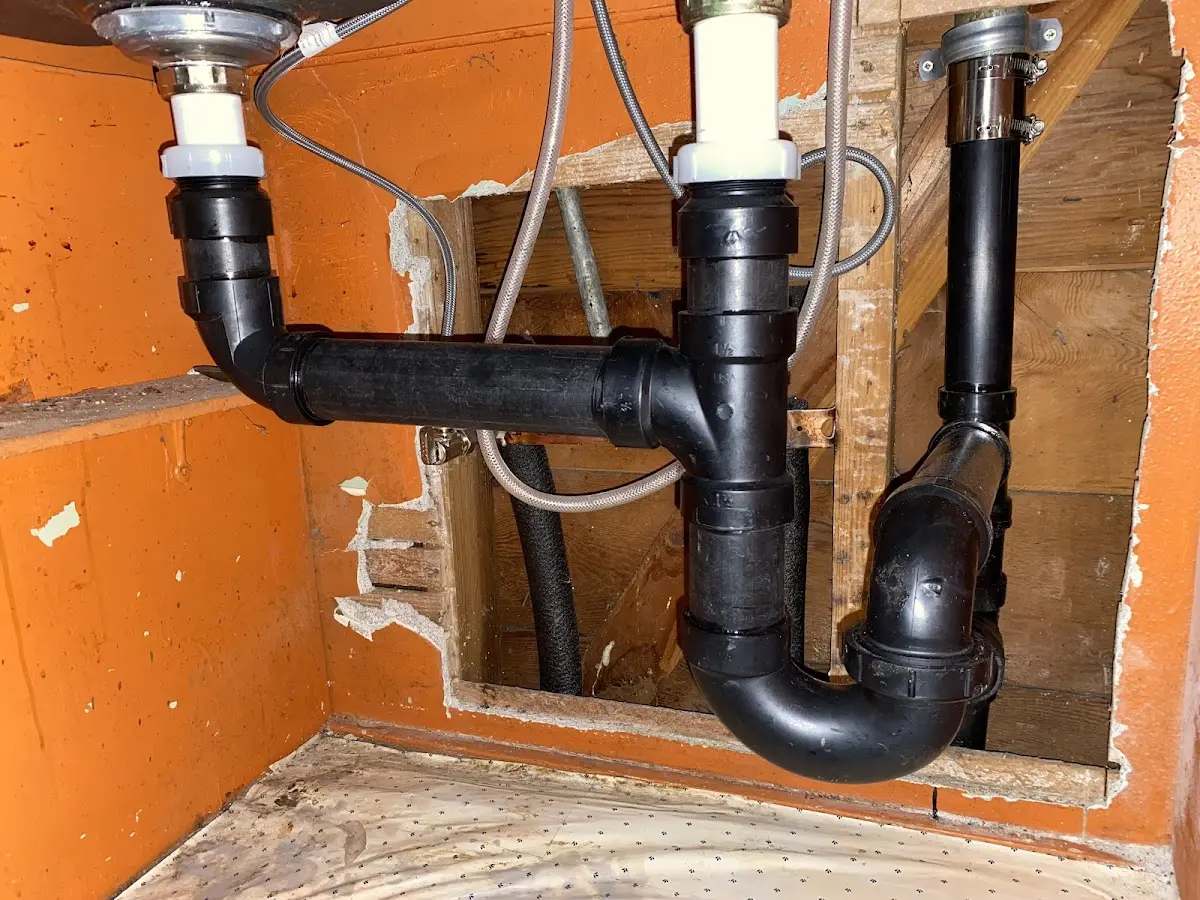 Professional Plumbing Inspection equipment and tools on the job in Haskell